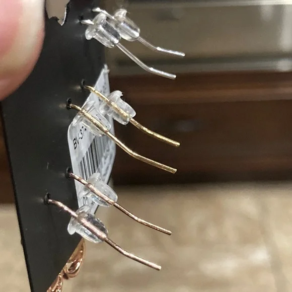 Simply Vera Vera Wang Colorful Heart Earrings & Freedom Dangle Earrings - Picture 8 of 8